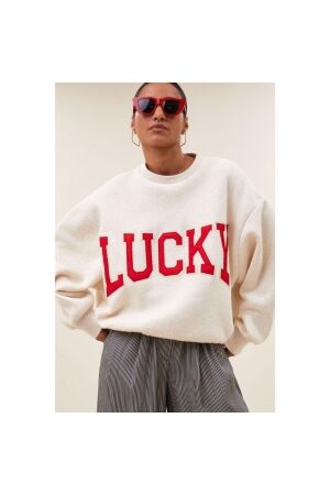 By-Bar Amsterdam bibi lucky patchwork sweater 826-oyster melee