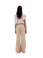 By-Bar Amsterdam benji linen pants 730-biscuit