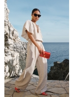 By-Bar Amsterdam benji linen pants 730-biscuit