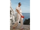 By-Bar Amsterdam benji linen pants 730-biscuit