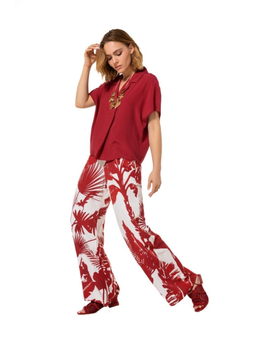 Caroline Biss Tuniek Dark Red