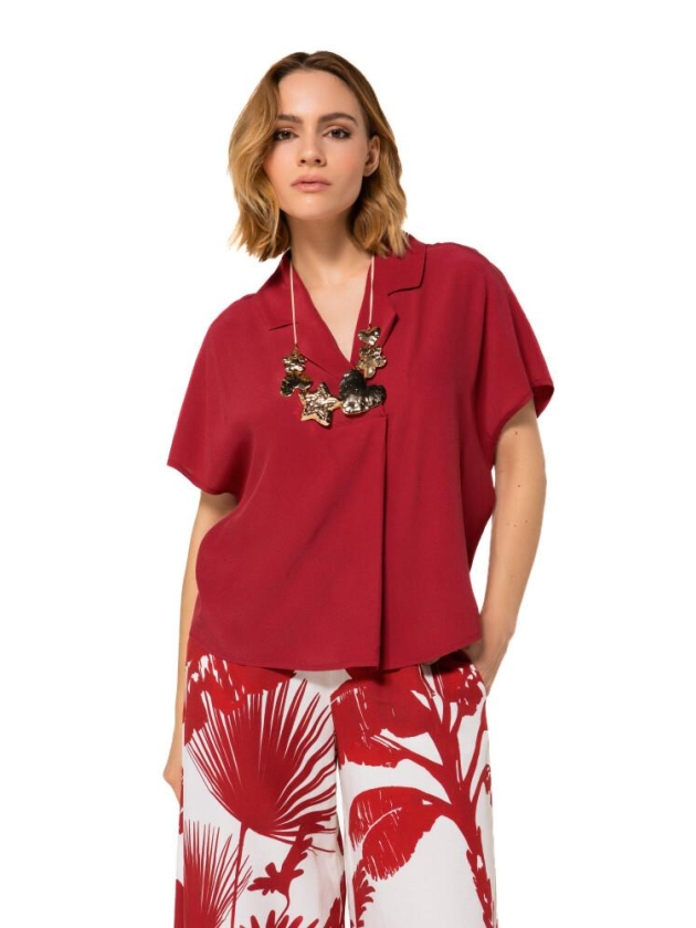 Caroline Biss Tuniek Dark Red