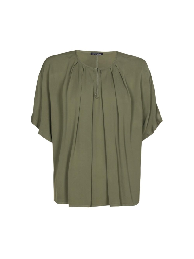 Caroline Biss Top Khaki