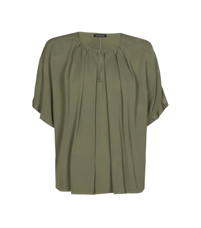 Caroline Biss Top Khaki