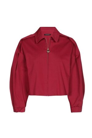 Caroline Biss Blouson Dark Red