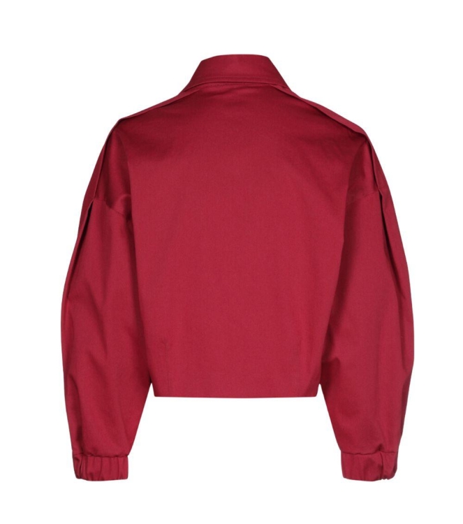 Caroline Biss Blouson Dark Red