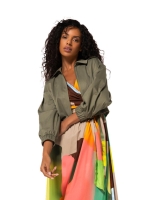 Caroline Biss Blouson Khaki