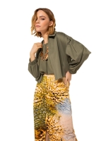 Caroline Biss Blouson Khaki
