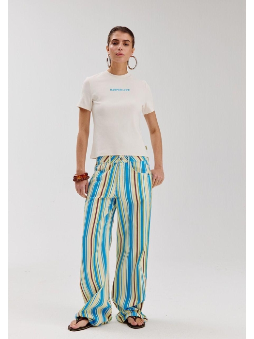 Harper and Yve MAYRA-PA 1288 multi stripe blue