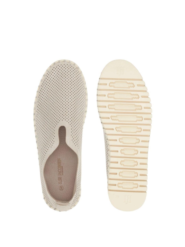 Ilse Jacobsen Tulip Glimmer 710111 Silver pearled ivory