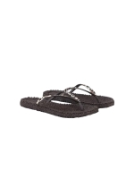 Ilse Jacobsen Flip-Flops 263 Brown panthera print