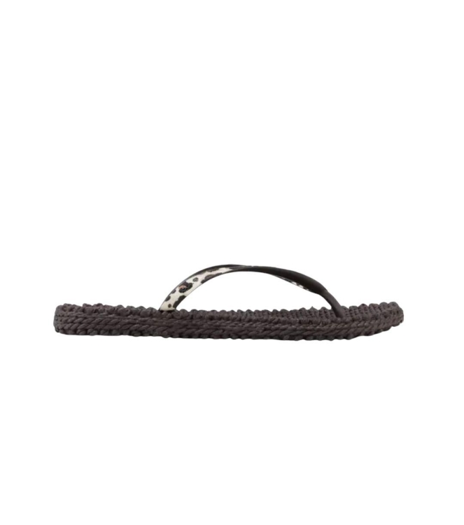 Ilse Jacobsen Flip-Flops 263 Brown panthera print
