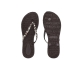 Ilse Jacobsen Flip-Flops 263 Brown panthera print