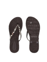 Ilse Jacobsen Flip-Flops 263 Brown panthera print