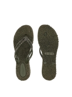Ilse Jacobsen Flip Flop on platform sole 410 Army