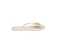 Ilse Jacobsen Flip flop with flower 120 Creme