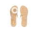 Ilse Jacobsen Flip flop with flower 191 Beige