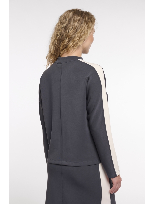 Rino en Pelle Pullover with high neck 10175 dark navy