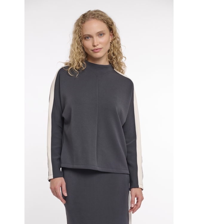Rino en Pelle Pullover with high neck 10175 dark navy