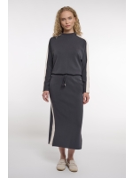 Rino en Pelle Midi skirt 10175 dark navy