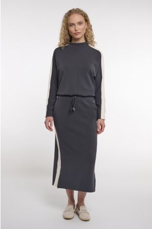 Rino en Pelle Midi skirt 10175 dark navy