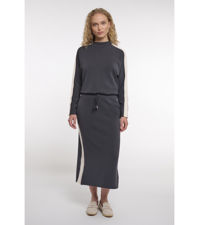Rino en Pelle Midi skirt 10175 dark navy