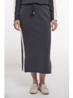 Rino en Pelle Midi skirt 10175 dark navy
