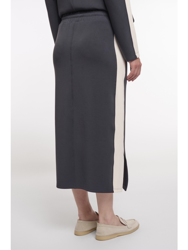Rino en Pelle Midi skirt 10175 dark navy