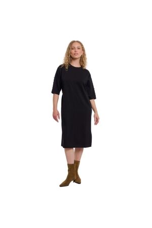 Rino en Pelle Dress with sleeve detail 9900 black