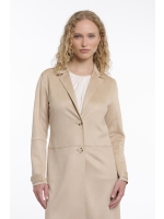 Rino en Pelle Single breasted coat 10866 oat