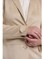 Rino en Pelle Single breasted coat 10866 oat