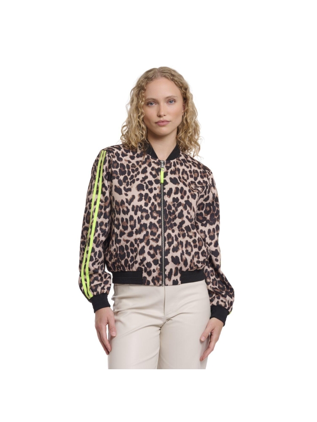 Rino en Pelle Bomber jacket 11032 leopard neon