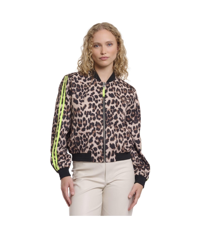 Rino en Pelle Bomber jacket 11032 leopard neon