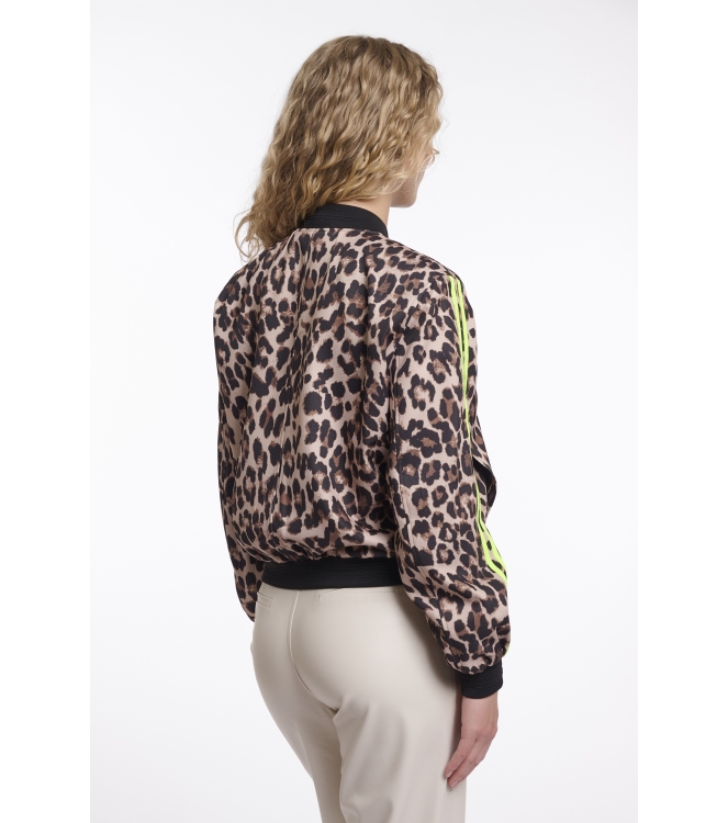 Rino en Pelle Bomber jacket 11032 leopard neon