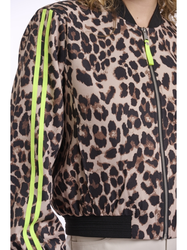 Rino en Pelle Bomber jacket 11032 leopard neon