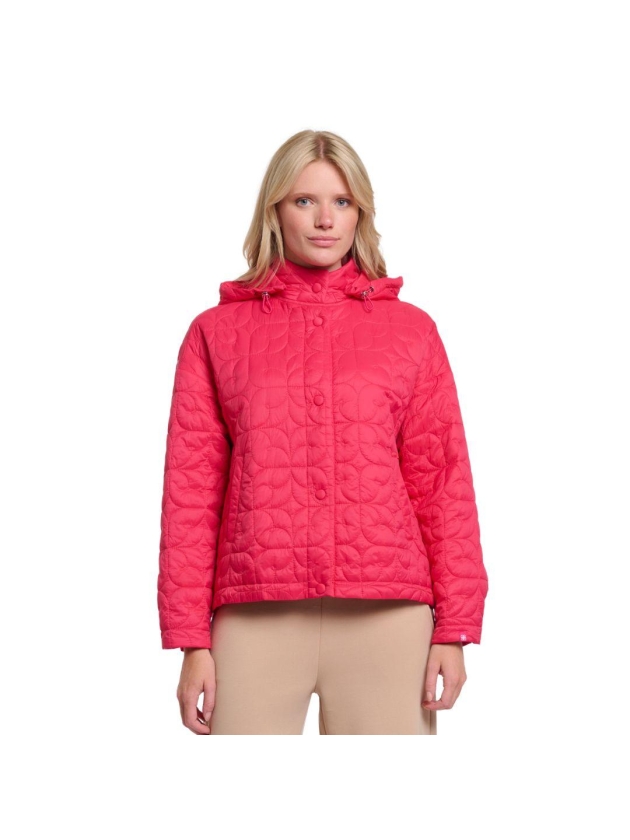 Rino en Pelle Light quilted jacket 10996 pink punch