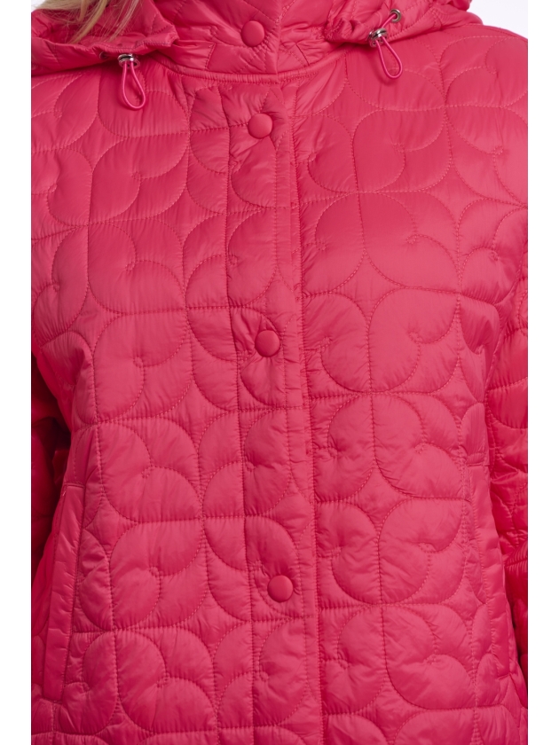 Rino en Pelle Light quilted jacket 10996 pink punch