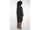 Rino en Pelle Long light quilted coat 9900 black