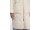 Rino en Pelle Long light quilted coat 9030 birch