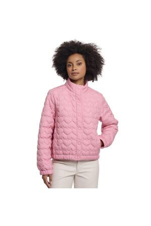 Rino en Pelle Light padded cropped jacket 11016 cotton candy