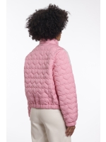 Rino en Pelle Light padded cropped jacket 11016 cotton candy