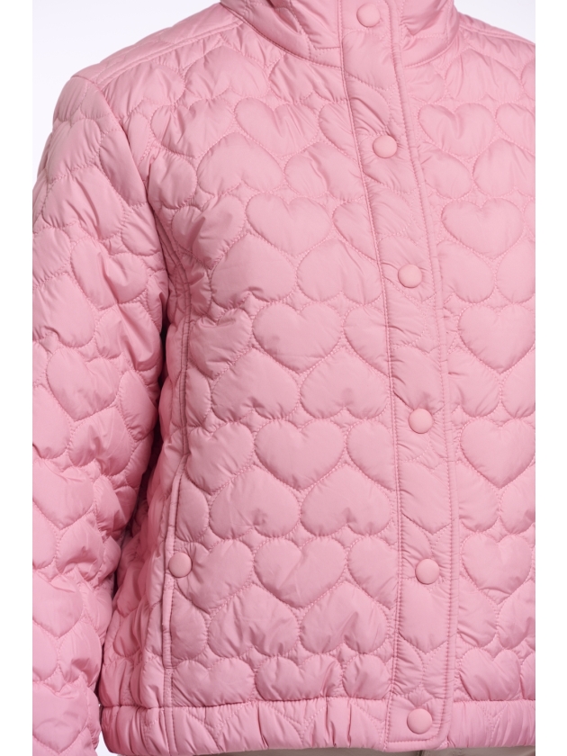 Rino en Pelle Light padded cropped jacket 11016 cotton candy
