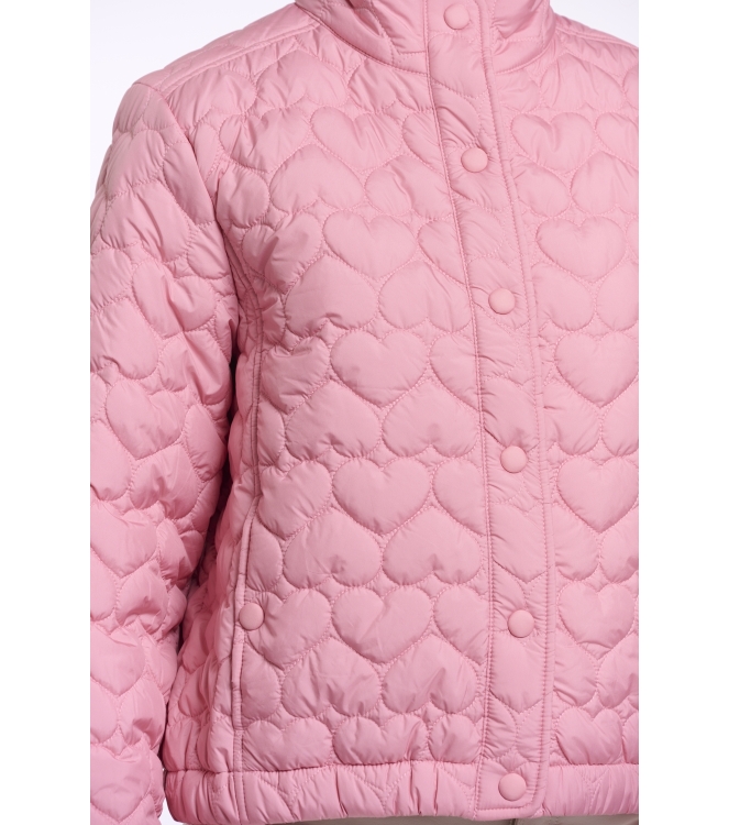 Rino en Pelle Light padded cropped jacket 11016 cotton candy