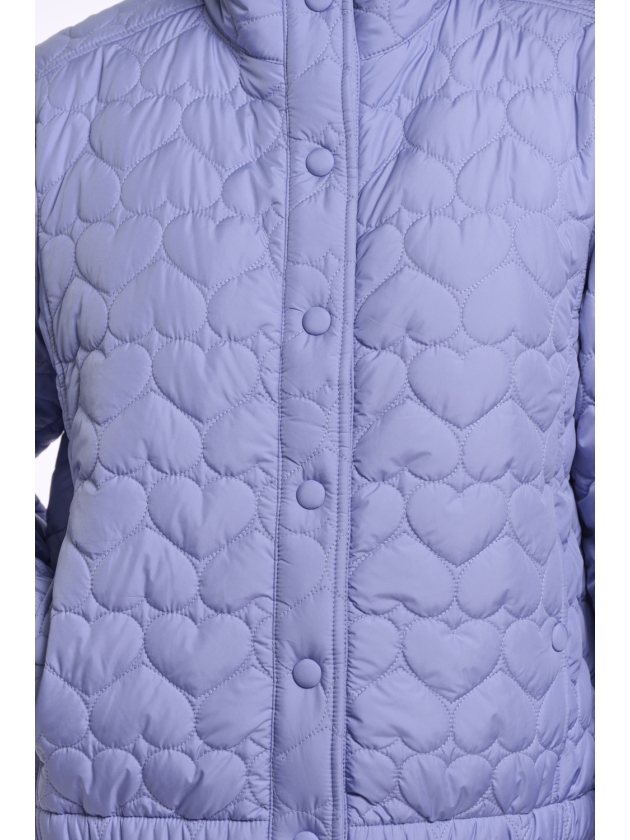Rino en Pelle Light padded cropped jacket 11021 brushed blue