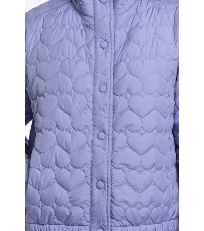 Rino en Pelle Light padded cropped jacket 11021 brushed blue