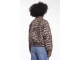 Rino en Pelle Light padded cropped jacket 8980 leopard