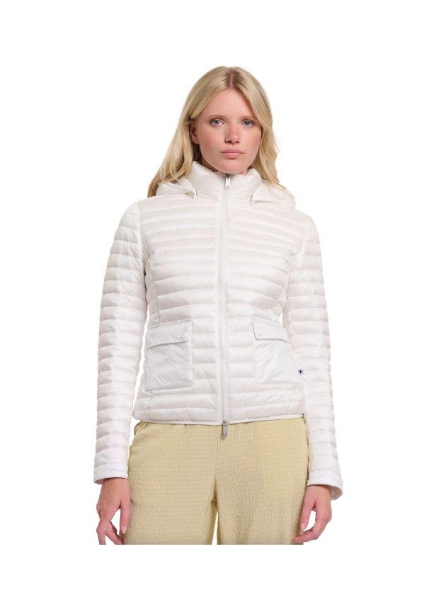 Rino en Pelle Light padded fitted jacket 70 snow white
