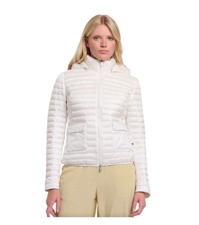 Rino en Pelle Light padded fitted jacket 70 snow white