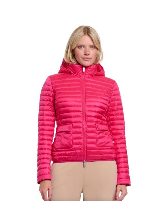 Rino en Pelle Light padded fitted jacket 10996 pink punch