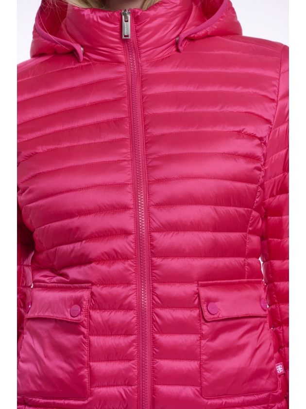 Rino en Pelle Light padded fitted jacket 10996 pink punch